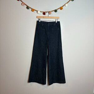 Anthropologie Cartonnier dark wash wide leg jeans